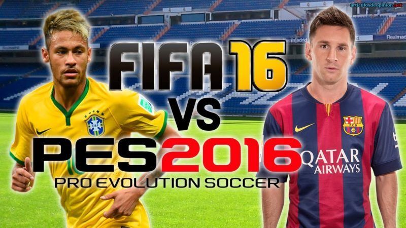 FIFA 16 vs PES 16