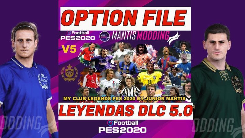 Option File Leyendas PES 2020