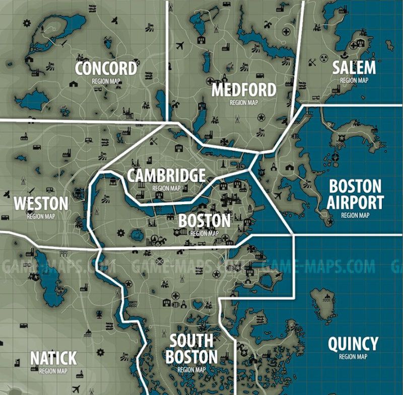 Mapa Fallout 4